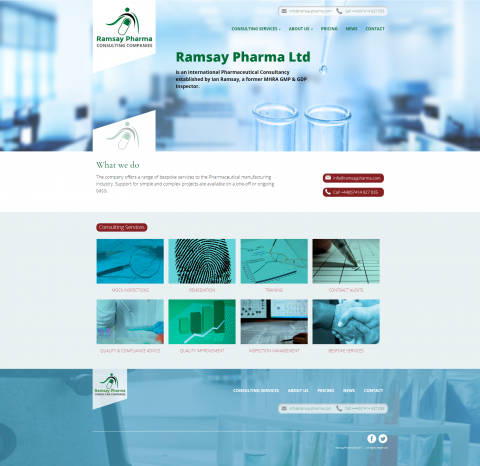 Ramsay Pharma - Ramsay Pharma are an international Pharmaceutical consultancy. They give advice to pharmaceutical manufacturers all over the world.... Ramsay Pharma