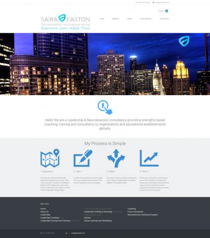 Saira Easton Website Design