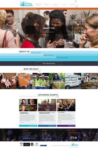 Responsive Website Design for The Funding Network