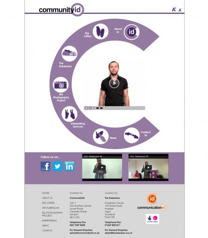 Community ID Website Design