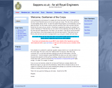 Royal Engineers Membership Website